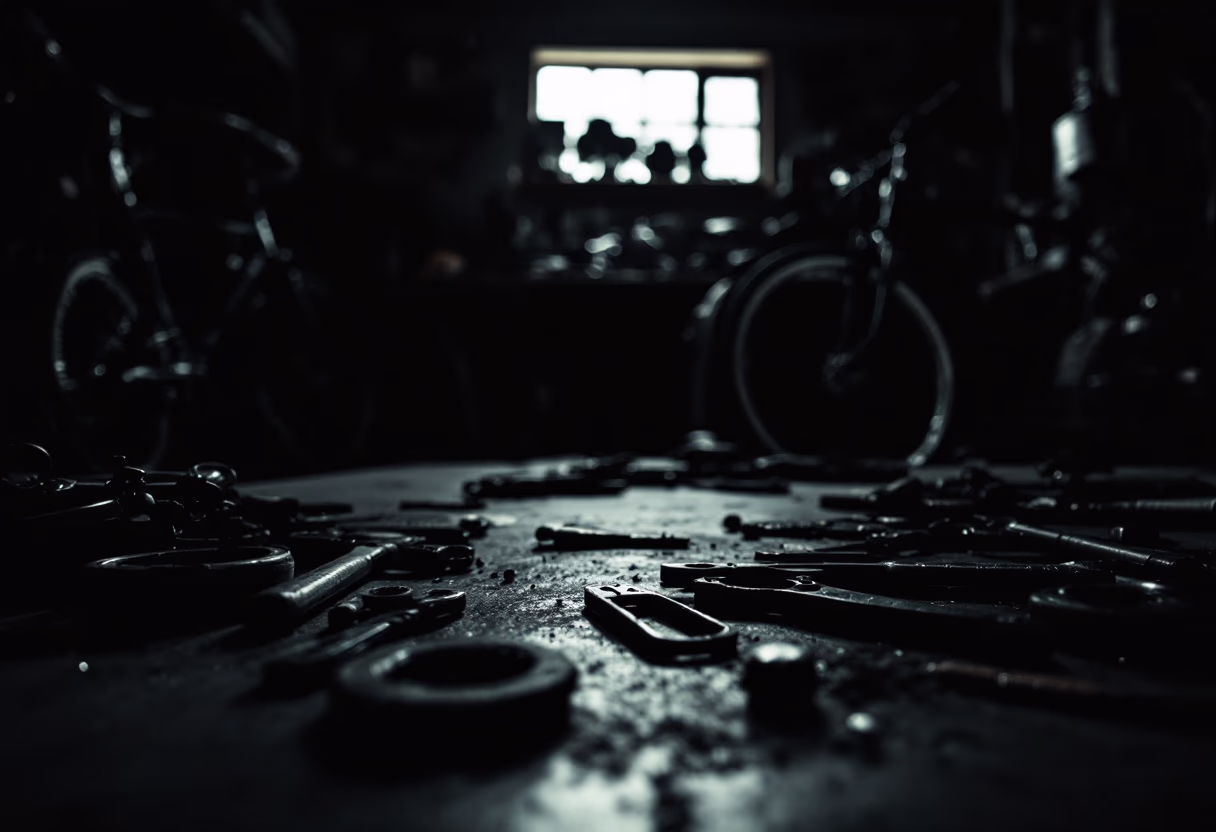 [background image] image of a bike workshop (for a bicycle shop)