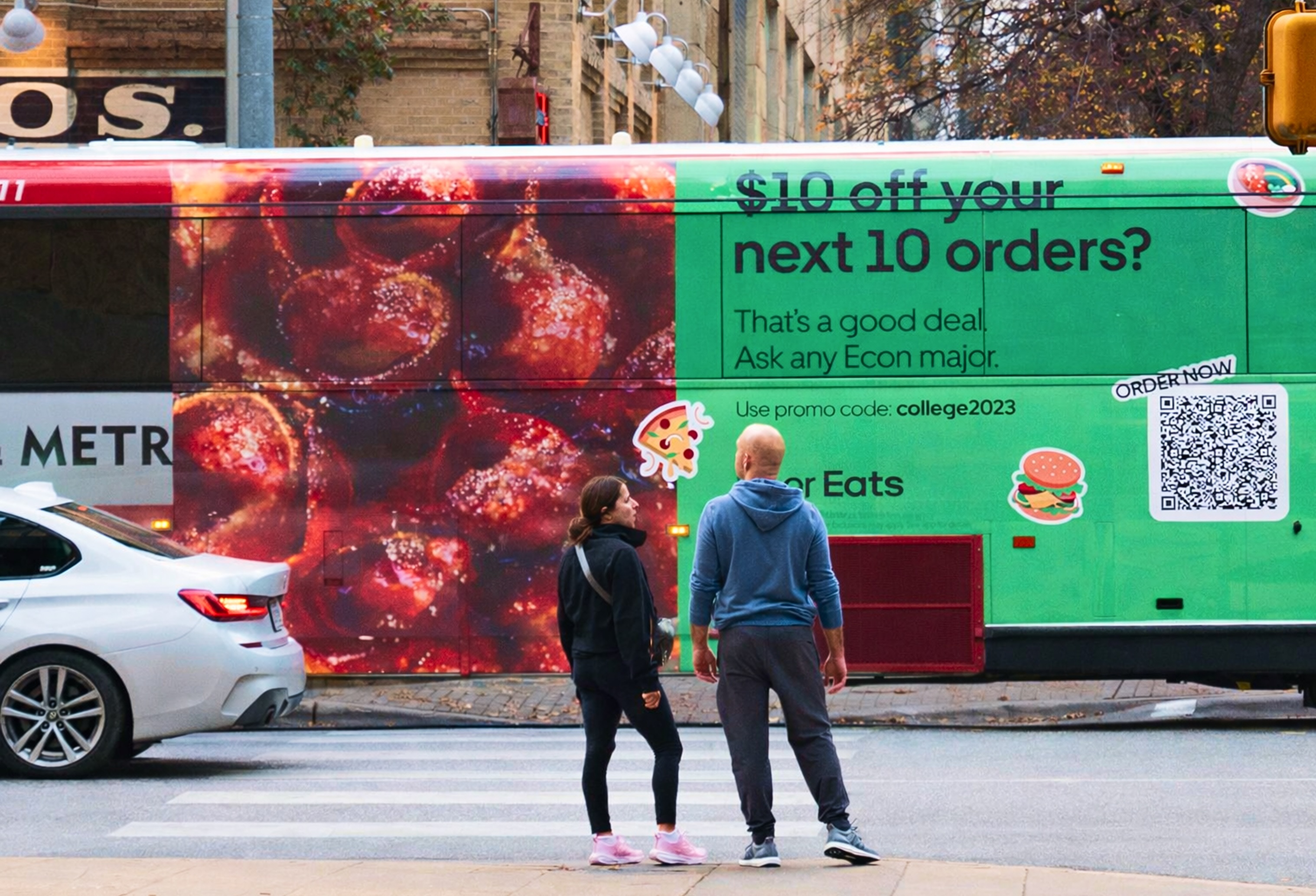 Uber Eats campus presence