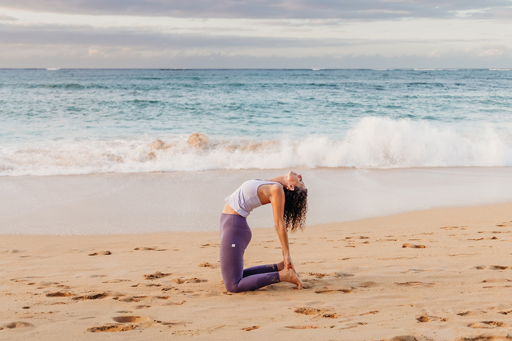 outdoor yoga session