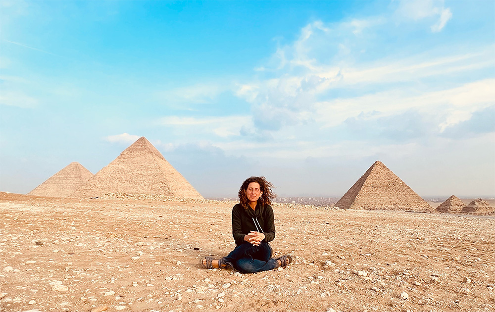 outdoor yoga session