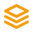 Icon of a stacked layers symbol representing layers or data stacking.