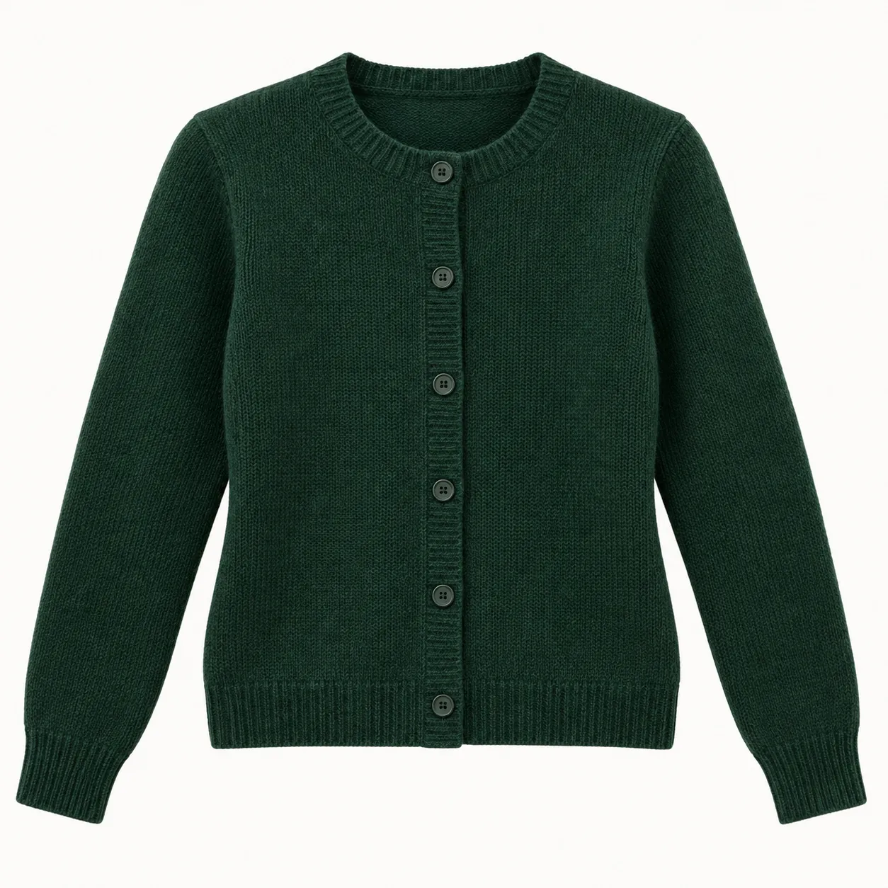 Forest green cardigan