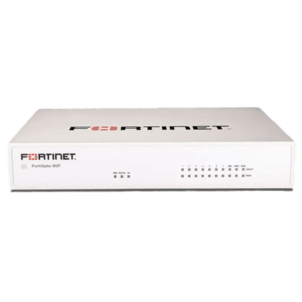 Fortinet FortiGate 60F enterprise firewall with SD-WAN for mid-size office protection