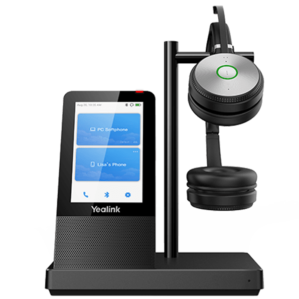 Yealink WH67 premium wireless headset with busylight and advanced DECT connectivity