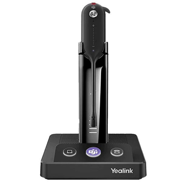 Yealink WH63 portable wireless DECT headset with convertible wearing styles