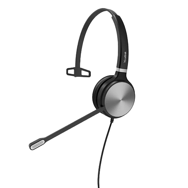 Yealink YHS36 mono wired headset with QD connector for IP desk phones