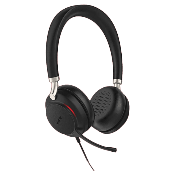 Yealink UH38 dual-ear USB wired headset with noise-canceling microphone for UC platforms