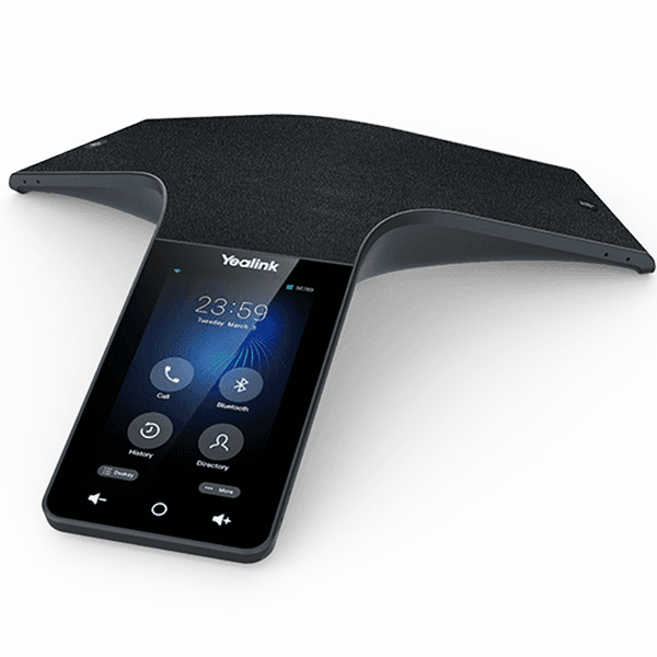 Yealink CP965 touchscreen conference phone with 360-degree voice pickup for meeting rooms