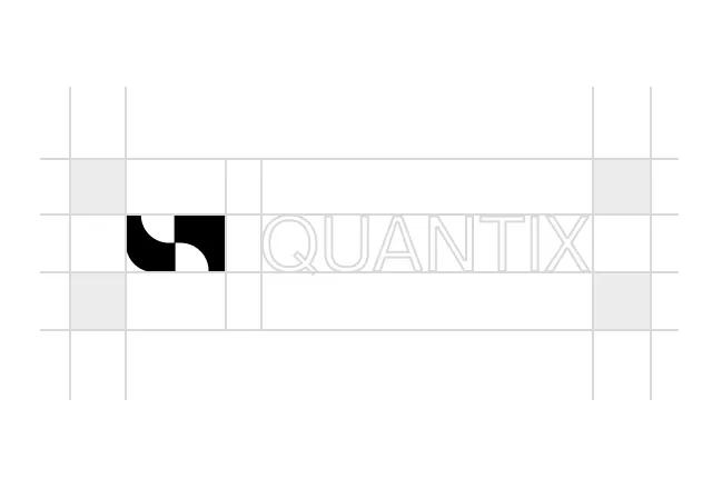 Quantix logo with a stylized black and white abstract symbol to the left of the word 'QUANTIX' in an outlined uppercase font.