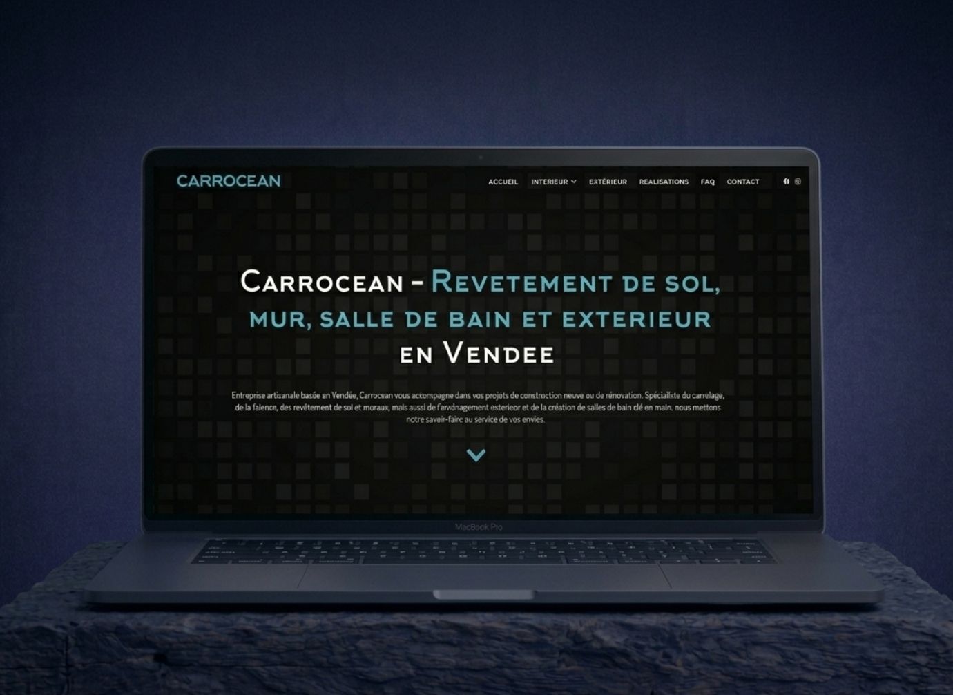 Création d'un Site web vendéen réalise par l'agence UmiWeb