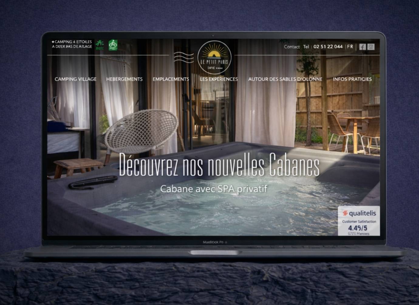 Création d'un Site web vendéen réalise par l'agence UmiWeb