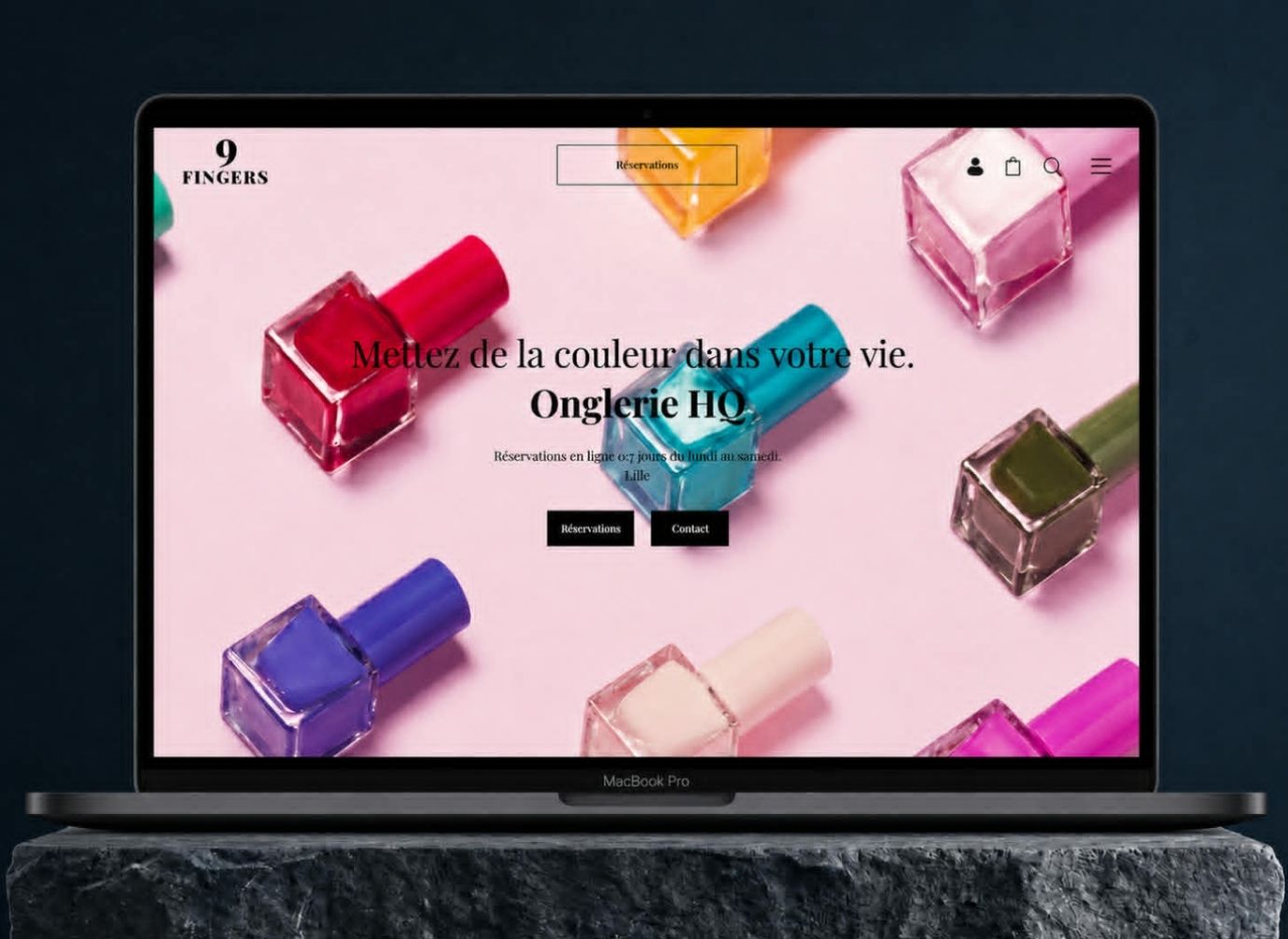 Création d'un Site web vendéen réalise par l'agence UmiWeb