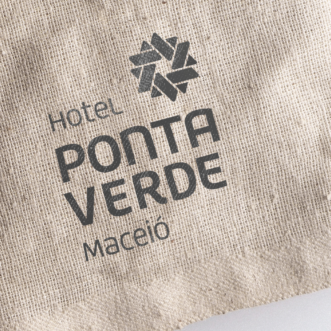 Logotipo e Identidade Visual do Hotel Ponta Verde Maceió e Francês