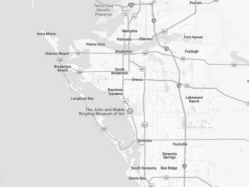 Map of communities we serve from Reliable Handyman brach in Lakewood Ranch
