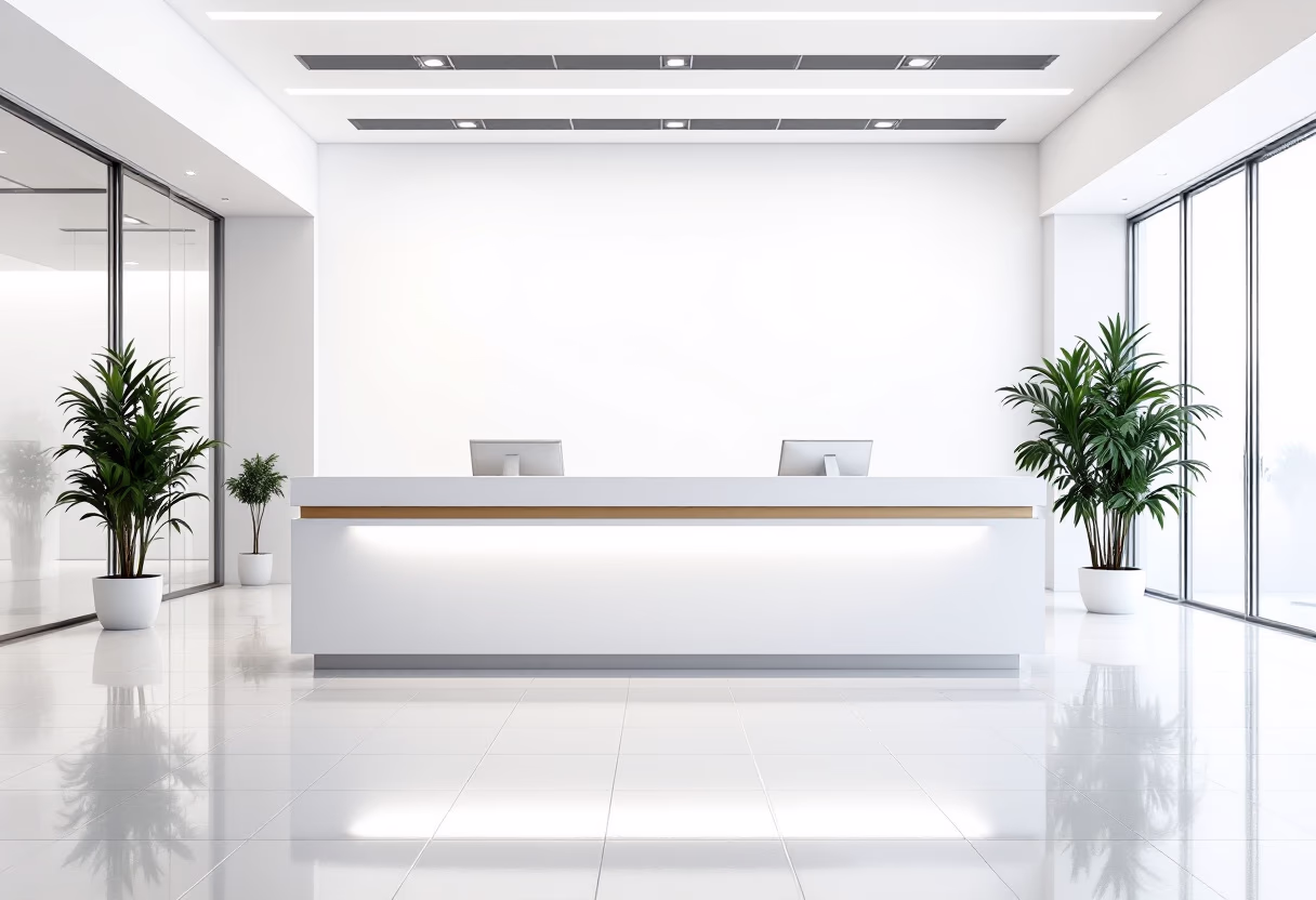 [background image] image of service desk (for a auto dealership)