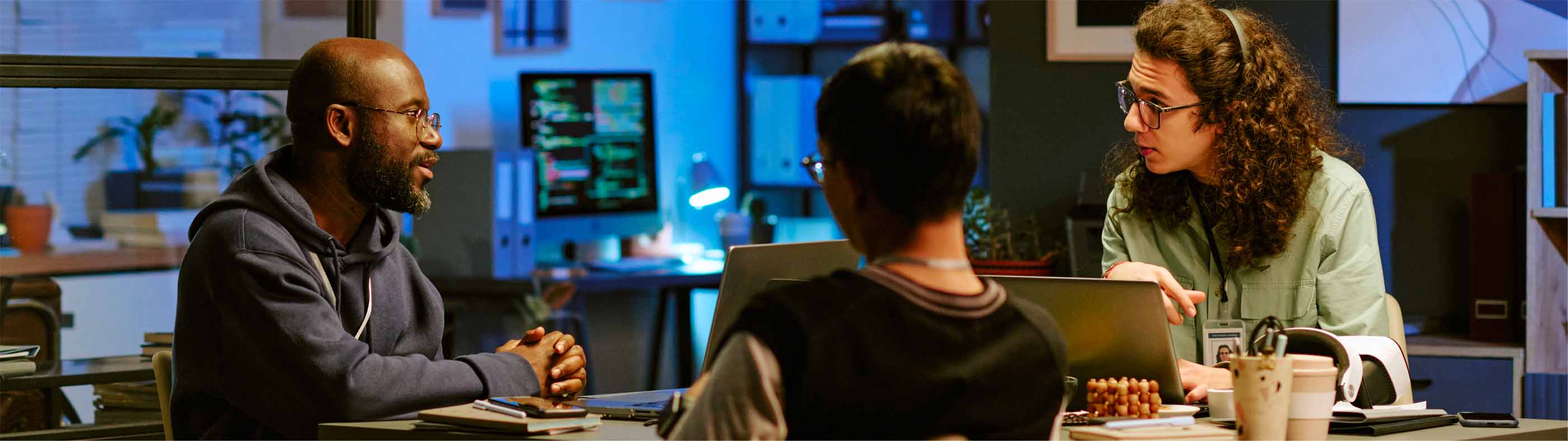 IT and business teams working with connected enterprise systems