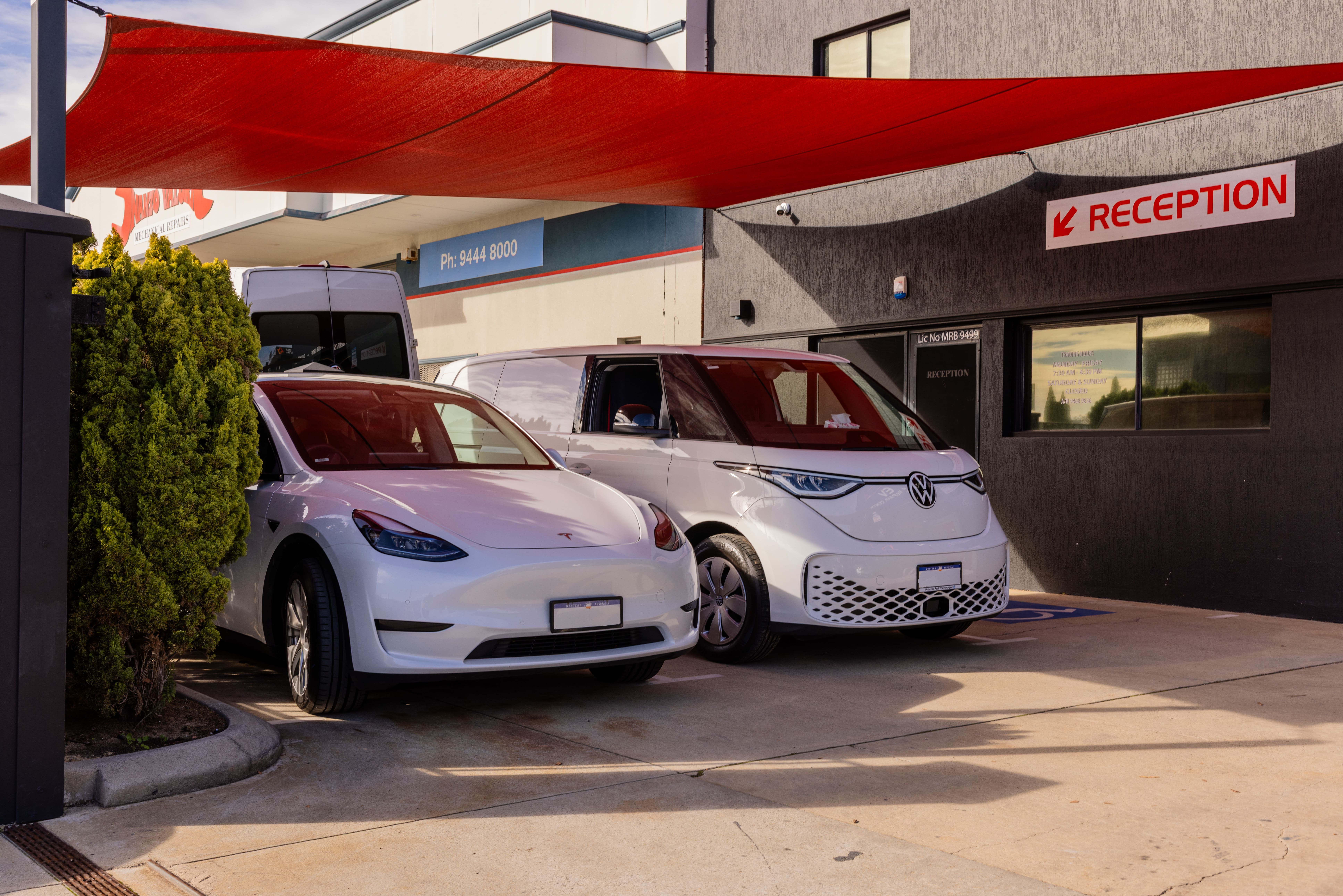 EV smash repair completed at EV Hybrid Smash, Osborne Park Perth
