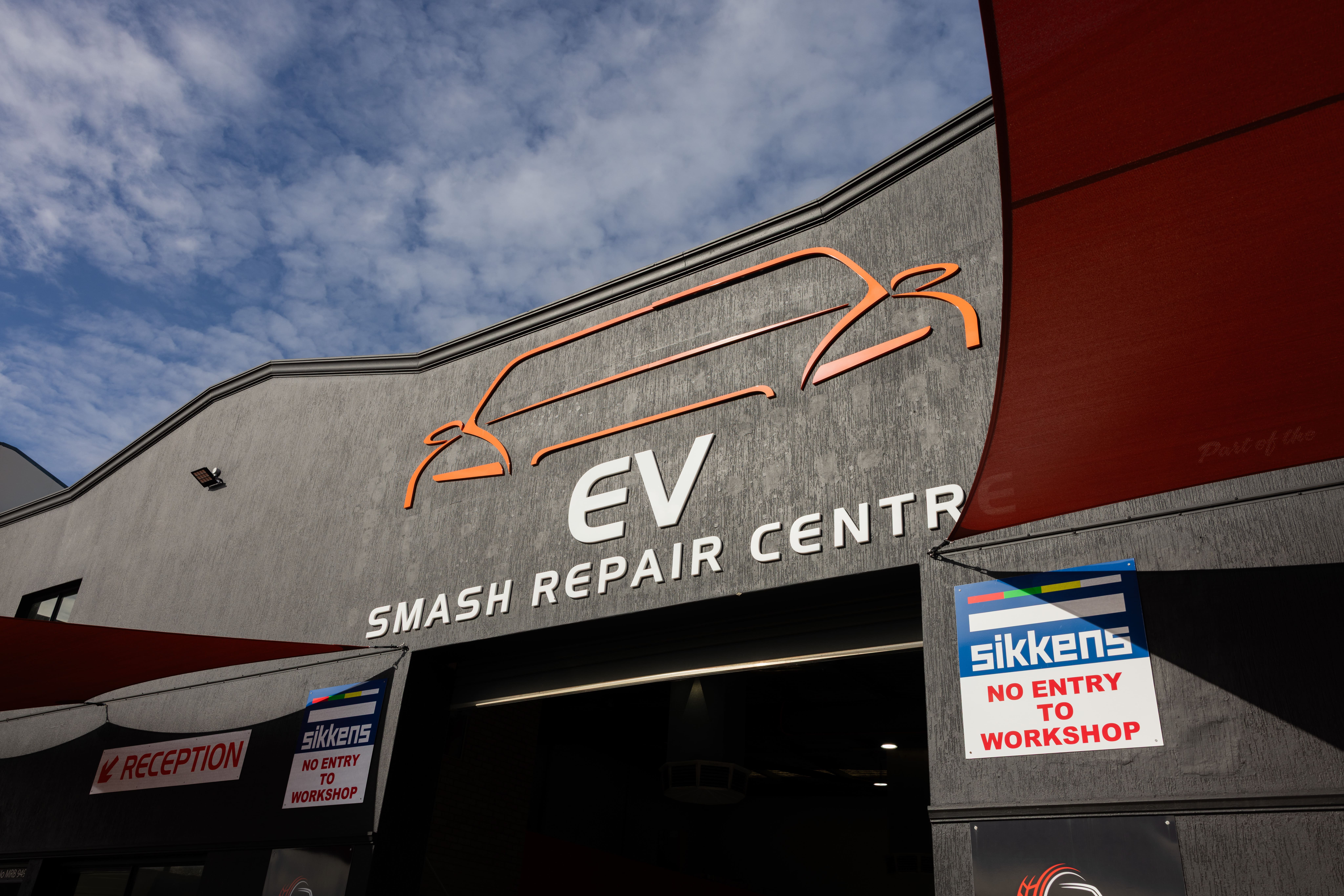 EV vehicle body repair result at EV Hybrid Smash workshop, Perth
