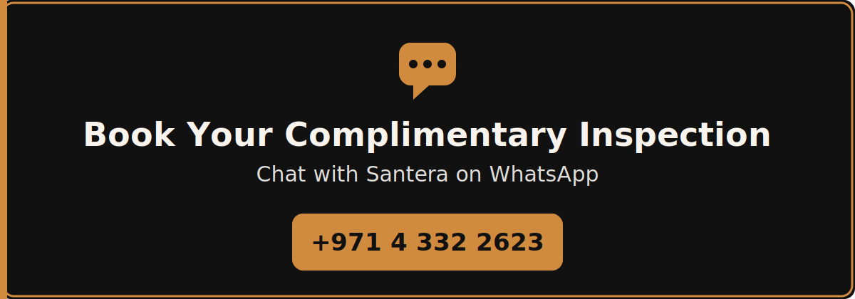 Book your complimentary termite inspection with Santera on WhatsApp