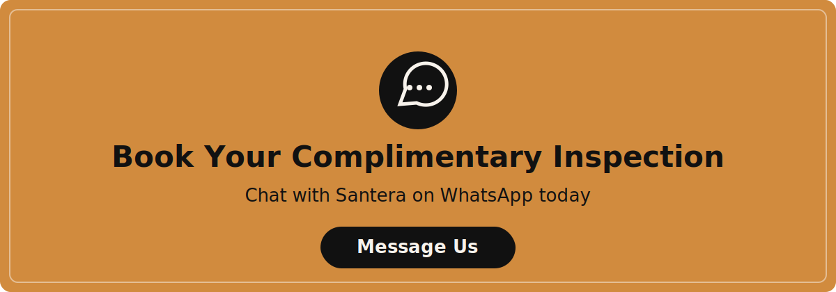 Book your complimentary bed bug inspection via WhatsApp