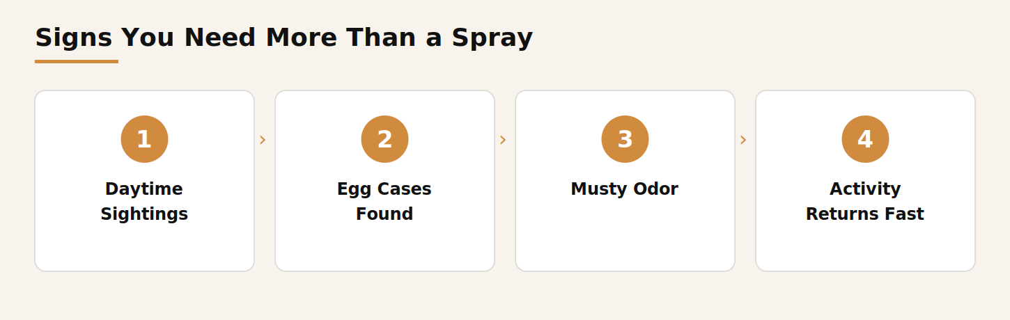 Four warning signs that a Dubai home needs more than a store-bought cockroach killer