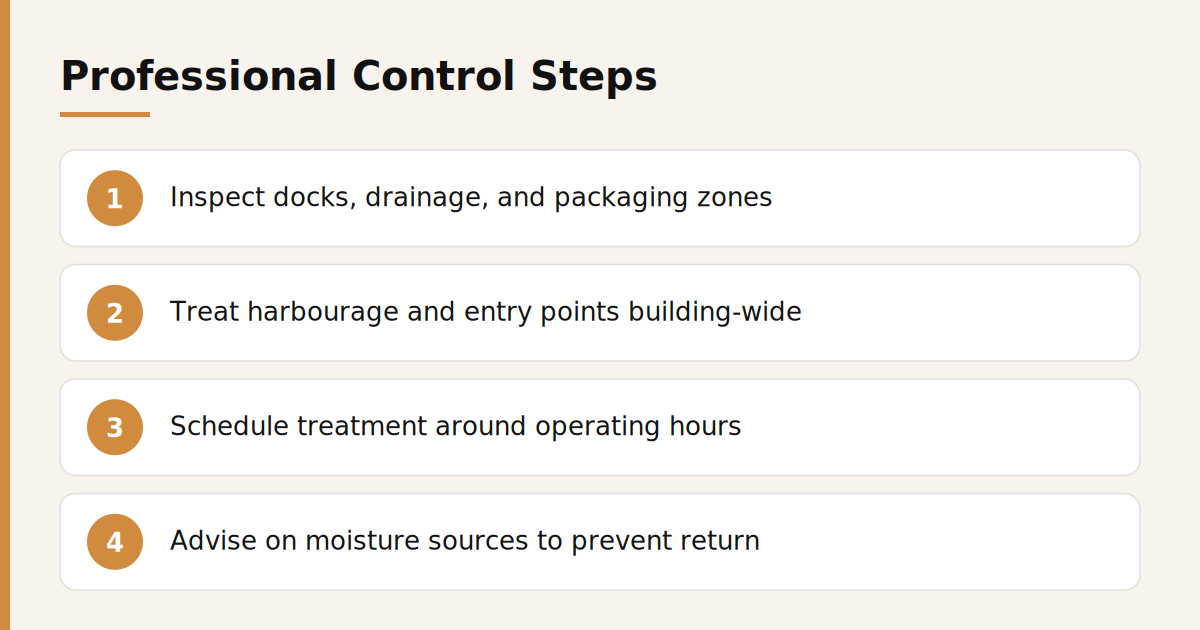 Santera's professional earwig control steps for Dubai warehouses