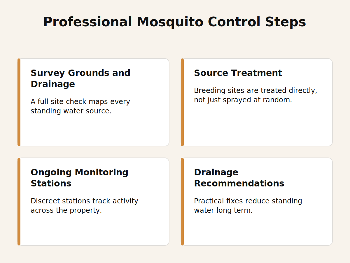 Santera's professional mosquito control steps for Dubai offices and business parks