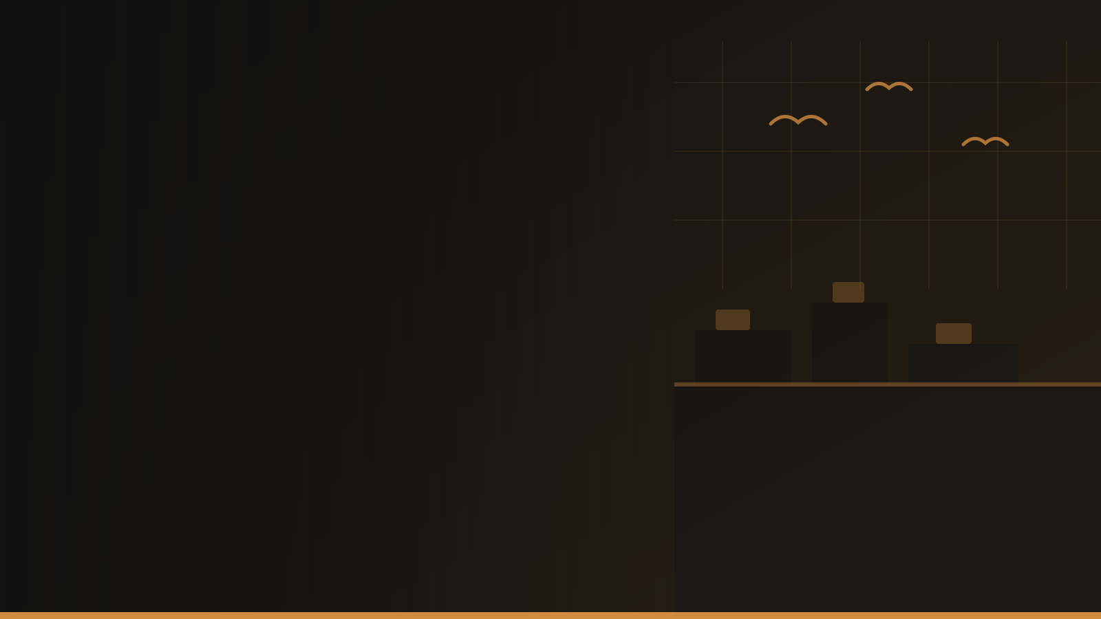 Dark branded background for Santera's Dubai warehouse and commercial rooftop bird control blog post