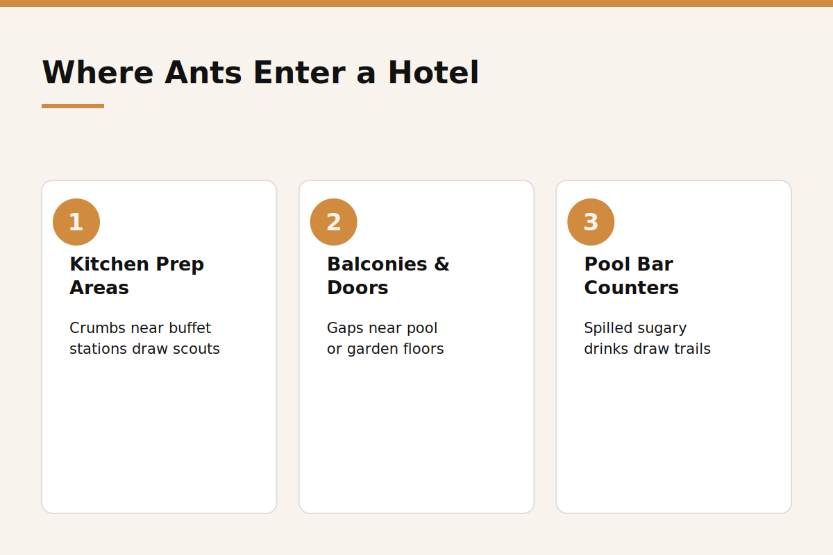 Where ants enter a Dubai hotel infographic