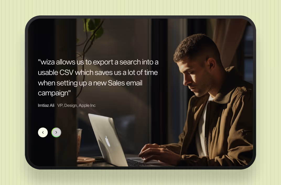 Webflow Arrow Progress Slider Preview