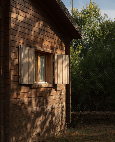 Cabaña de madera en casa seis, San Justo, Zamora