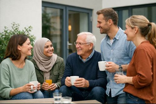 Vertrauensvolles Gespräch zwischen Beraterin und Klientin