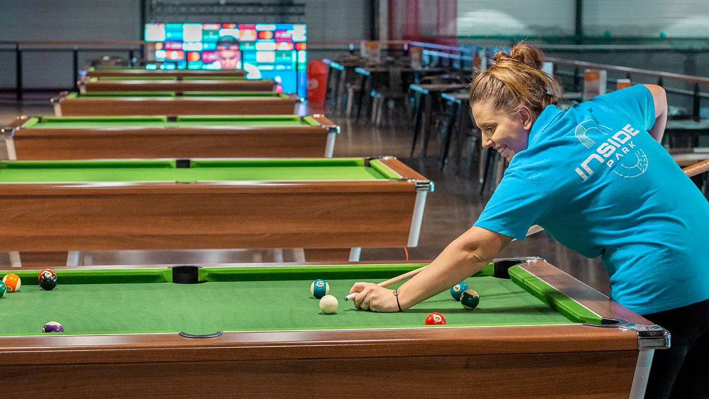 Tables de billard à Inside Park