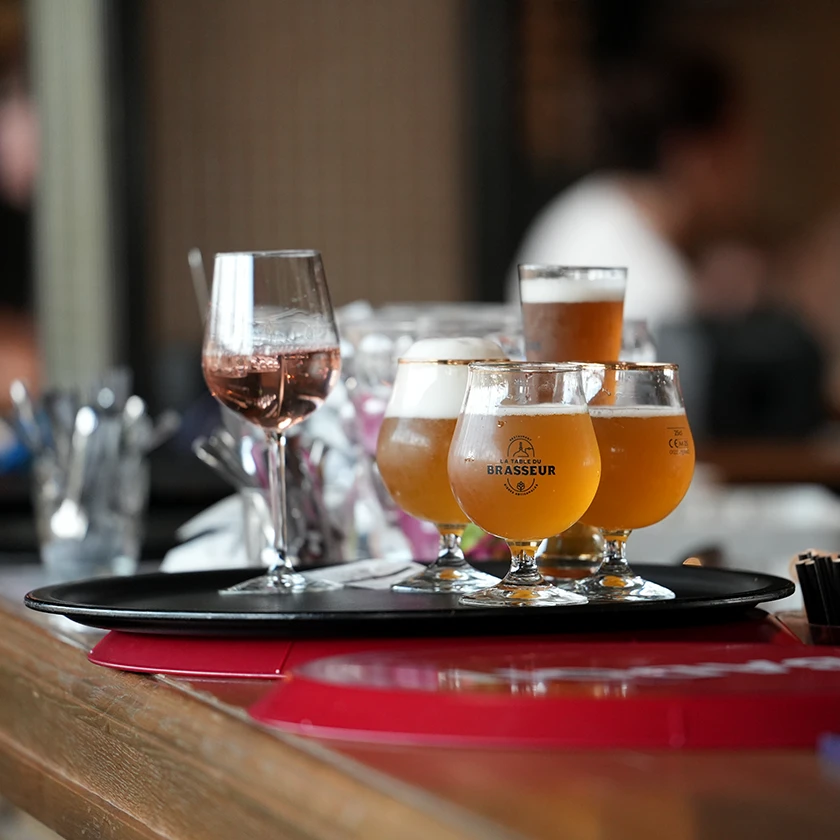 Plateau bière Table du Brasseur
