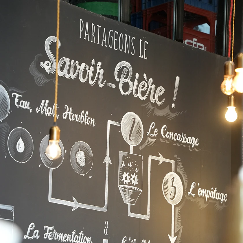 Tableau savoir-faire fabrication bière