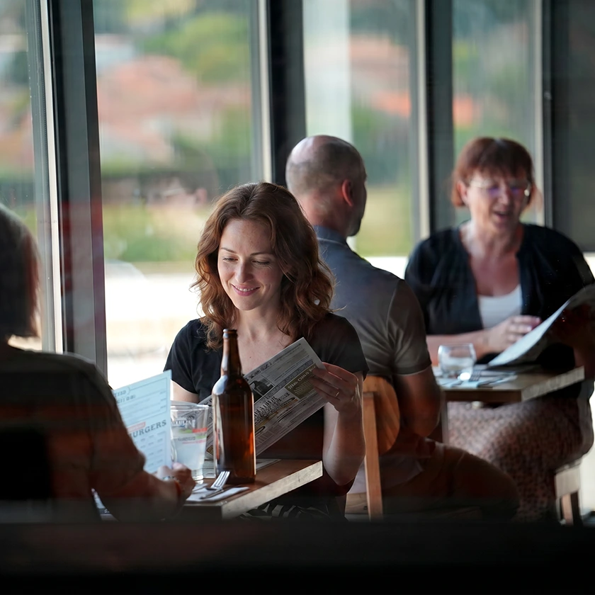Clients de la Table du Brasseur