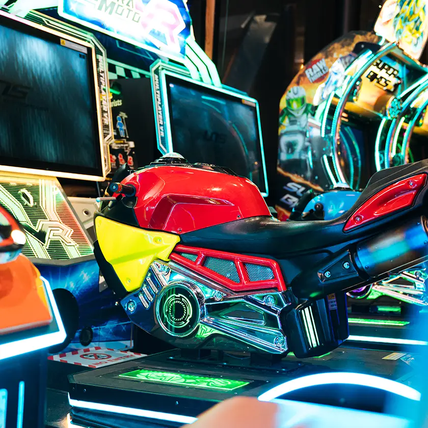Moto simulation arcade