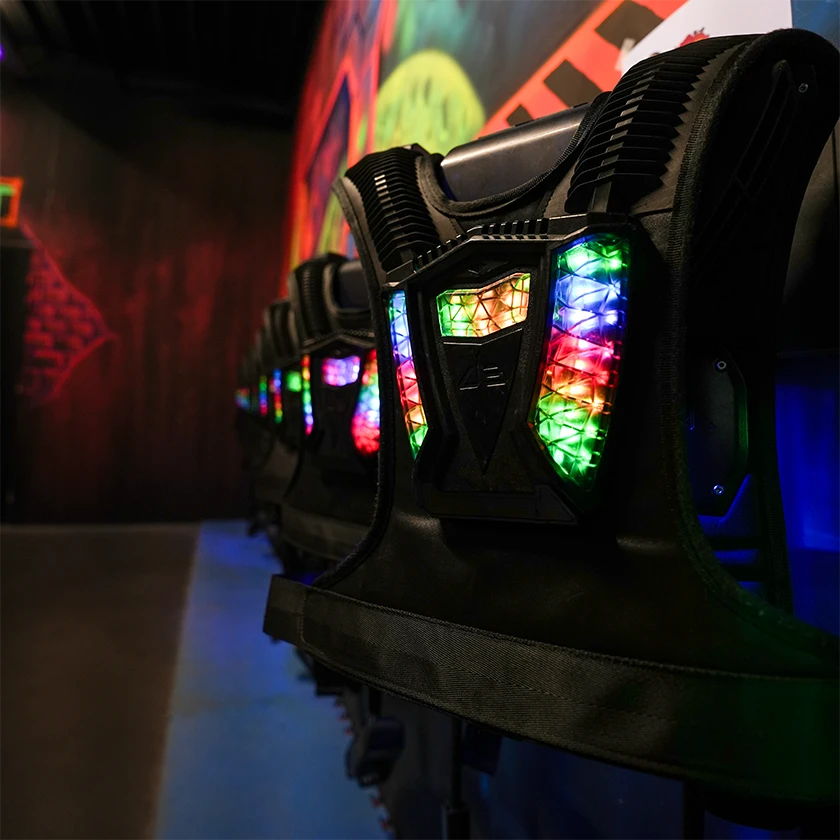 Armure laser game inside park