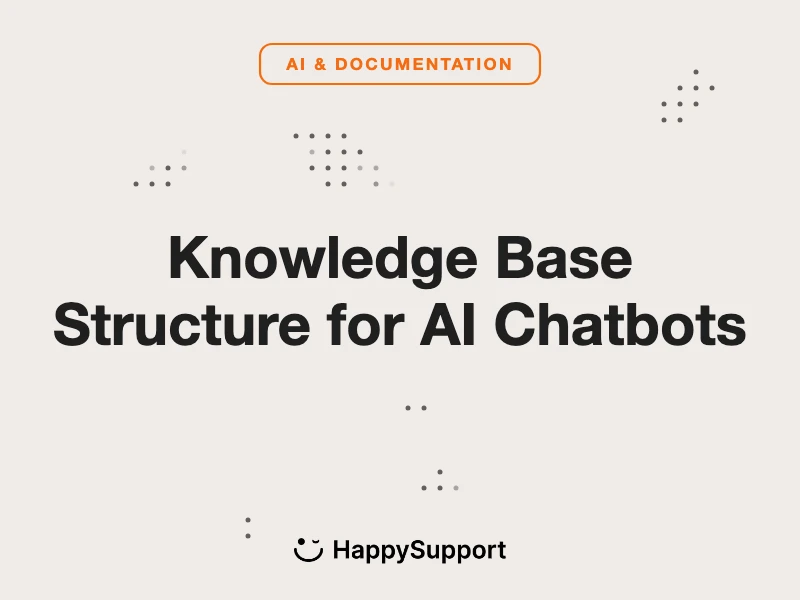 Knowledge Base Structure for AI Chatbots