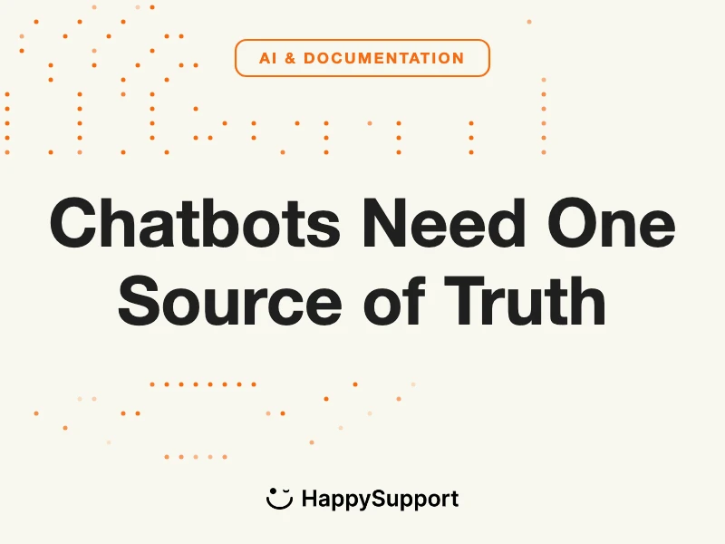 Chatbots Need One Source of Truth