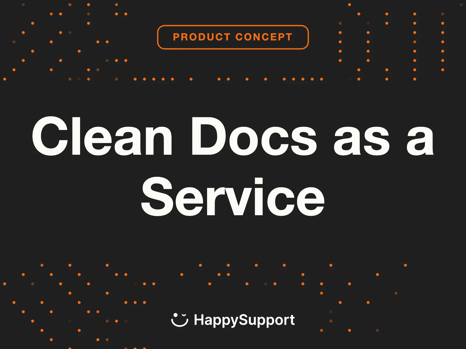 Clean Docs as a Service