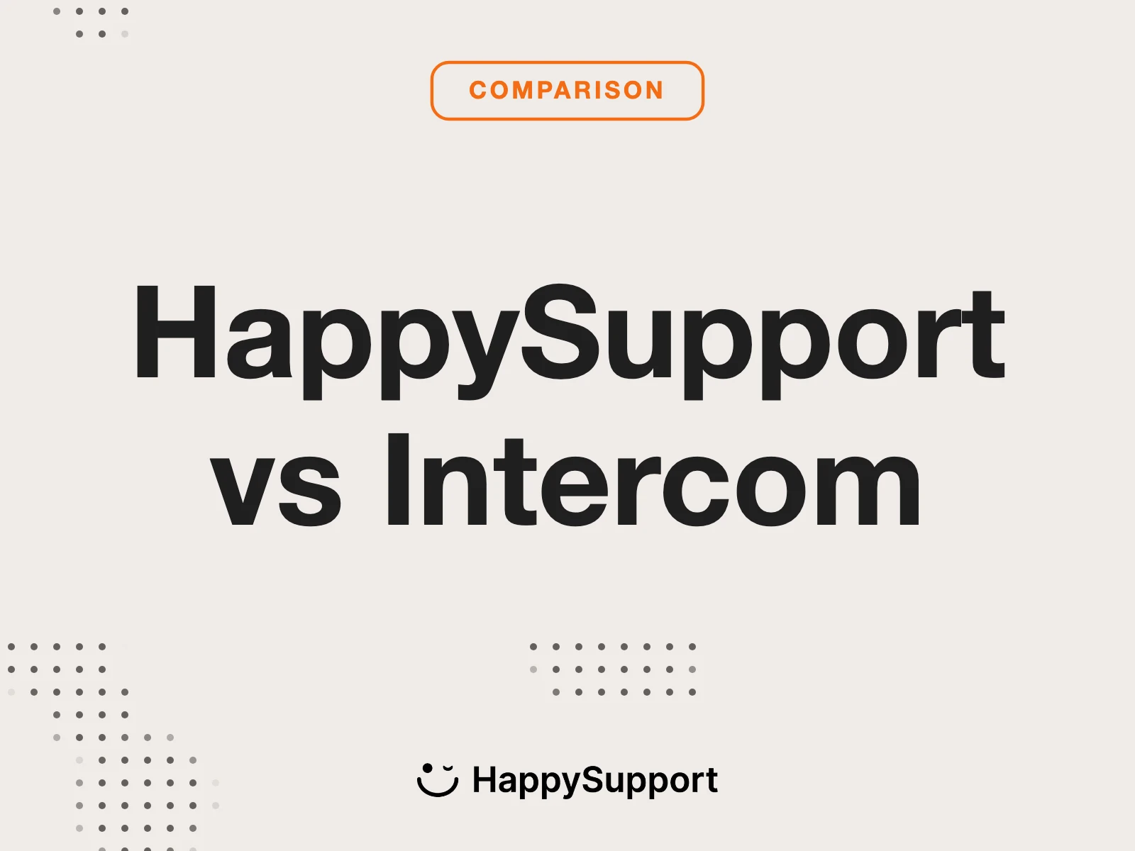 HappySupport vs Intercom