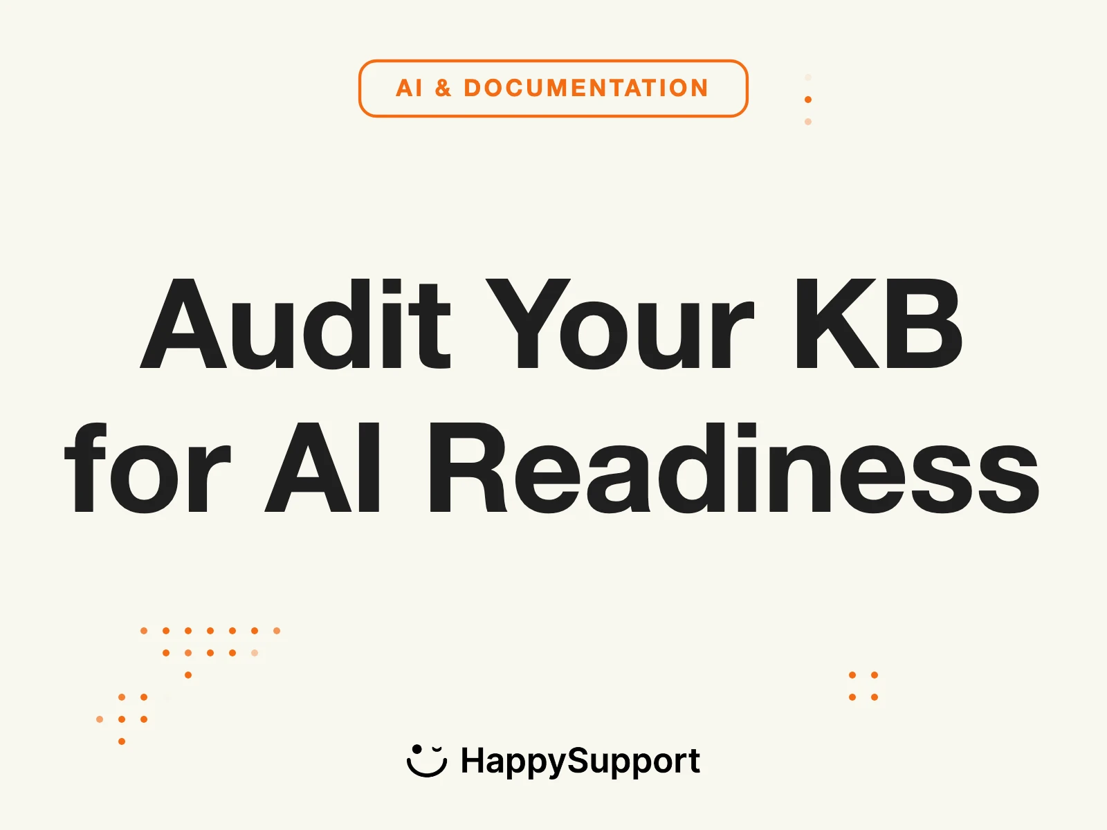 Audit Your KB for AI Readiness