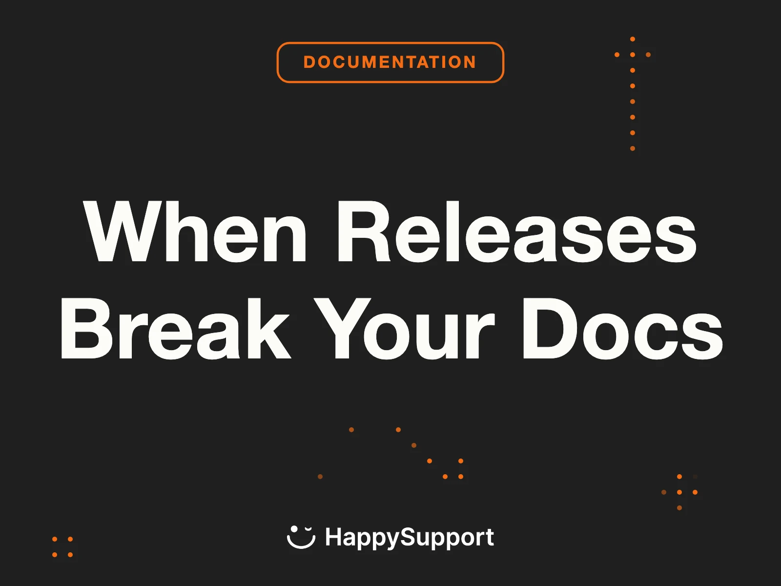 When Releases Break Your Docs