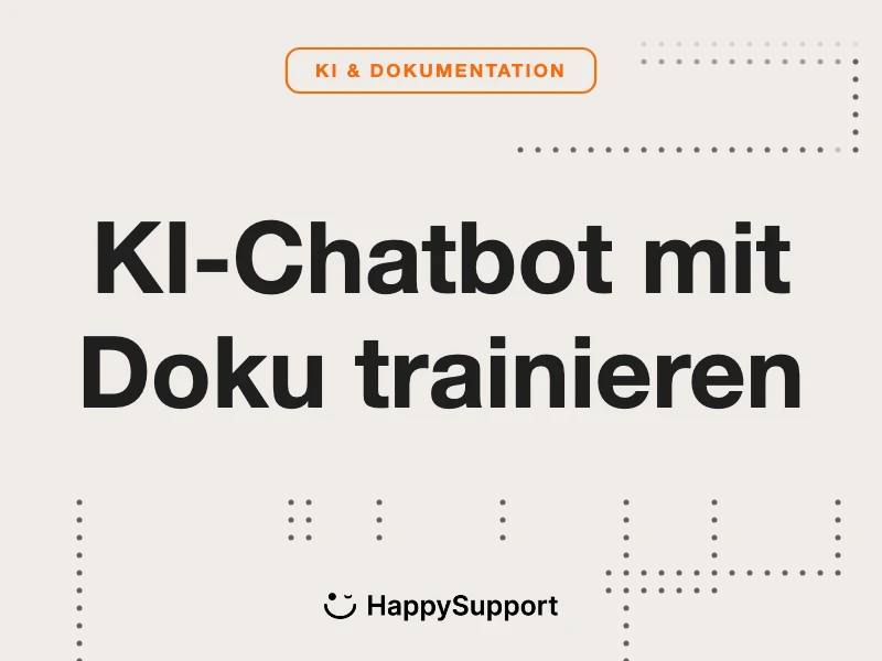 KI-Chatbot mit Doku trainieren