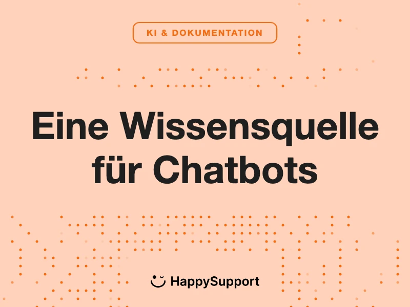 Eine Wissensquelle f\u00fcr Chatbots