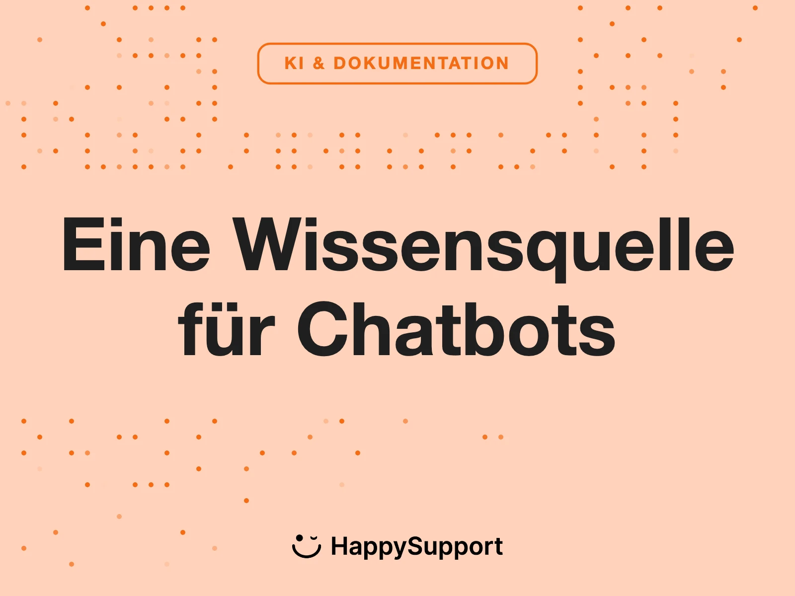 Eine Wissensquelle f\u00fcr Chatbots