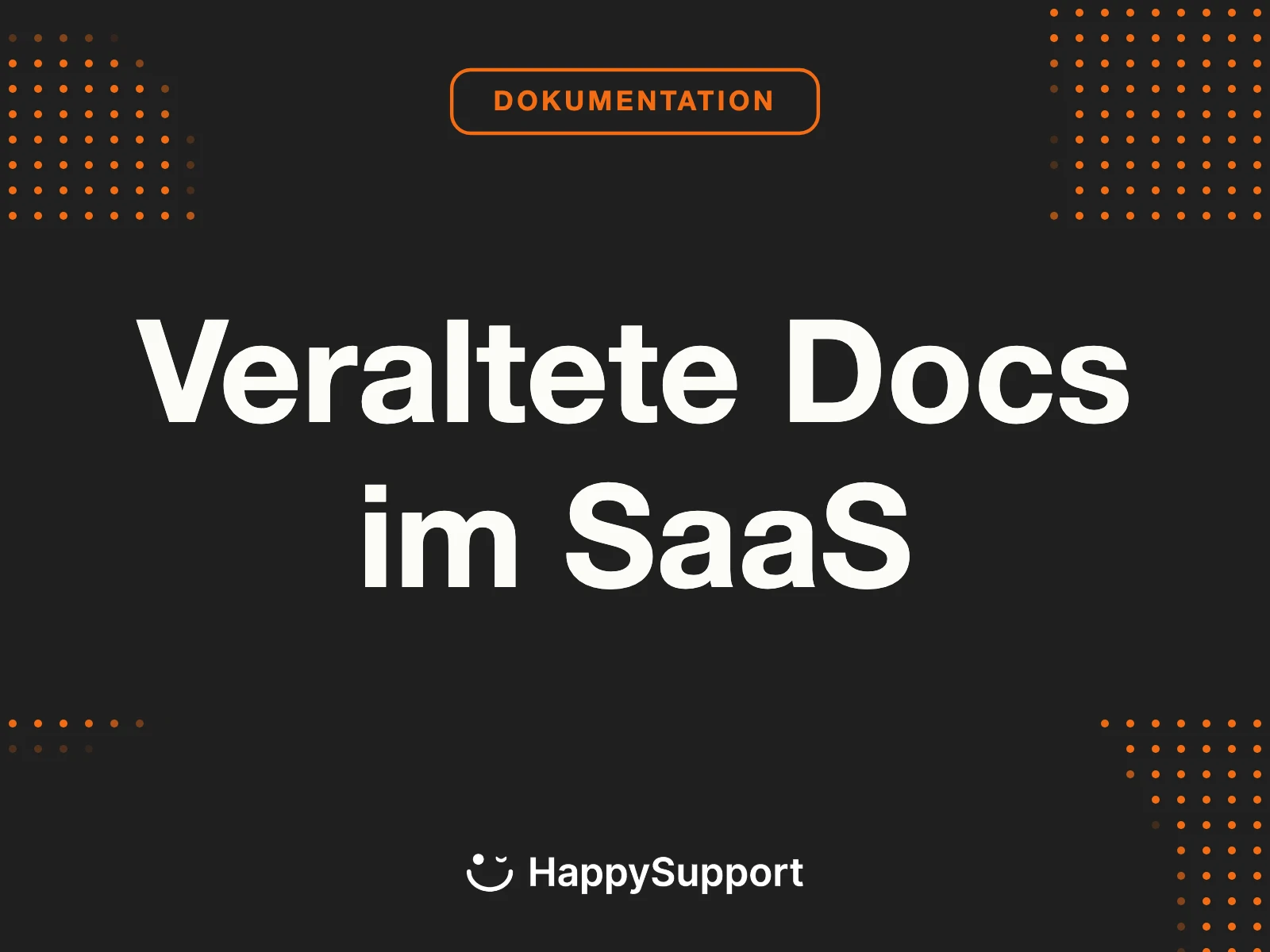 Veraltete Docs im SaaS