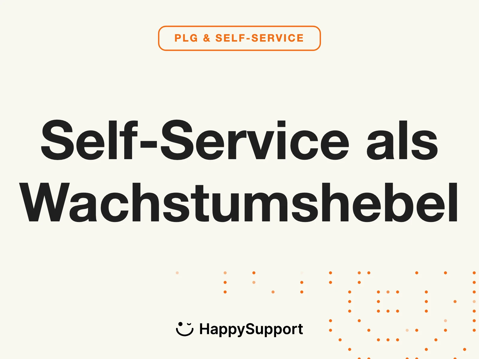 Self-Service als Wachstumshebel