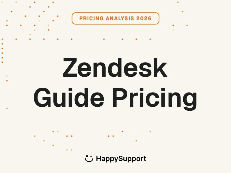 Zendesk Guide pricing 2026, every Suite tier cost, AI add-ons, and 3-year total cost of ownership at 10 agents